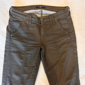 7 For All Mankind Army Green Pant - Size 24